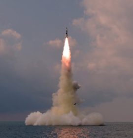 Corea del Norte lanzó un misil balístico de corto alcance hacia el mar de Japón.