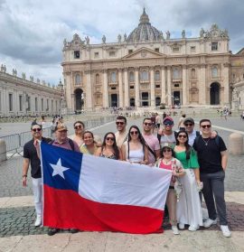 PASTORAL JUVENIL DE LOLOL REALIZÓ SU LLEGADA A ITALIA.